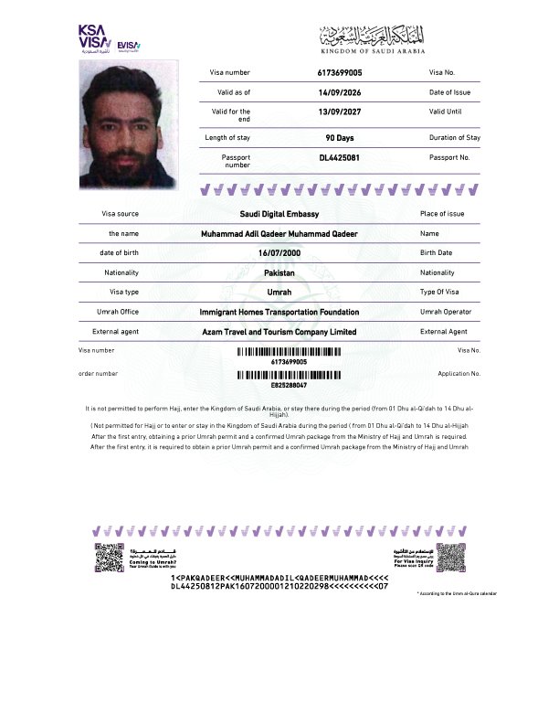 Umrah Visa
